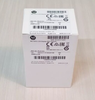 New Sealed Allen-Bradley 2080-LCD Micro810 AB 2080LCD