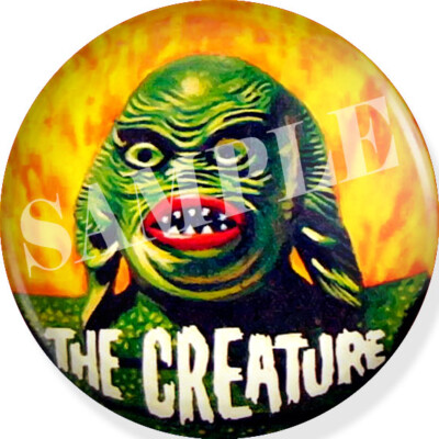 GIANT 3'' FREAKY MONSTERS BUTTONS!  AUTHENTIC 1960s REPRODUCTIONS FAMOUS MONSTERS