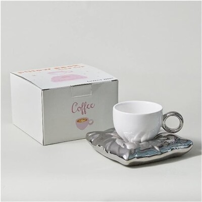 Coffee Mugs Ceramic Cup With Pillow Coaster Creative Couple Coffee Cup