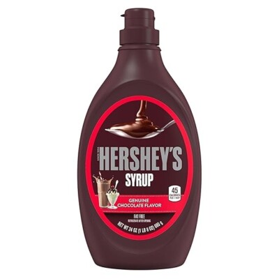 HERSHEY'S GENUINE CHOCOLATE SYRUP 24 OZ EACH (1)