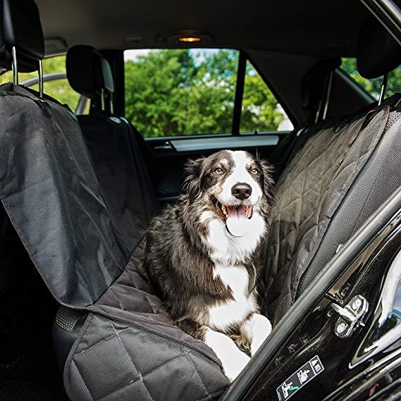 Bramble Rear Car Seat Cover Waterproof Hammoc Pet Fits most vehiles Black