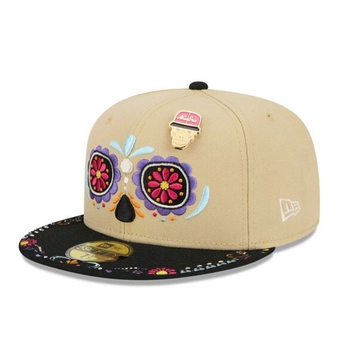 New Era Corpus Christi Hooks Sugar Skull☠️Día De Los
