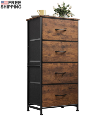 Cajonera De Tela Comoda Para Ropa Bebe 4 Cajones Grande Moderna