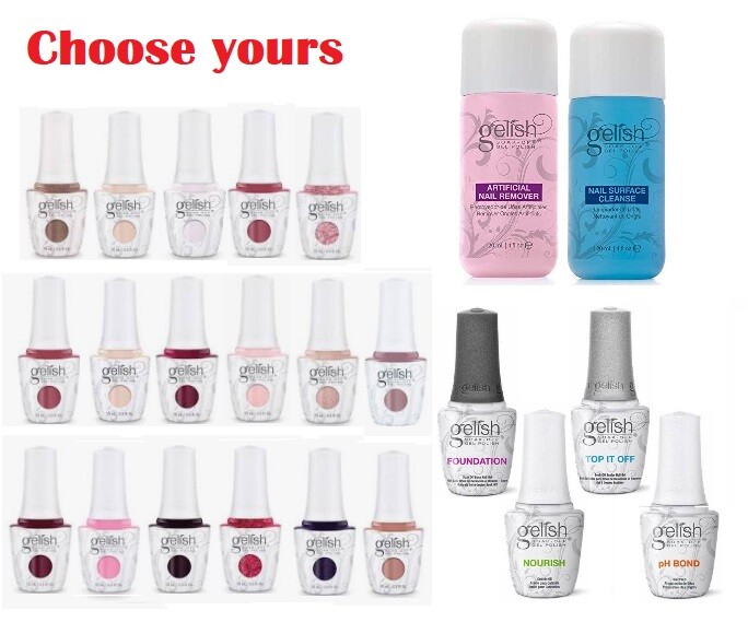 Harmony Gelish Soak Off Soak Off UV LED Gel Nail Polish 15 mL - PICK YOURS