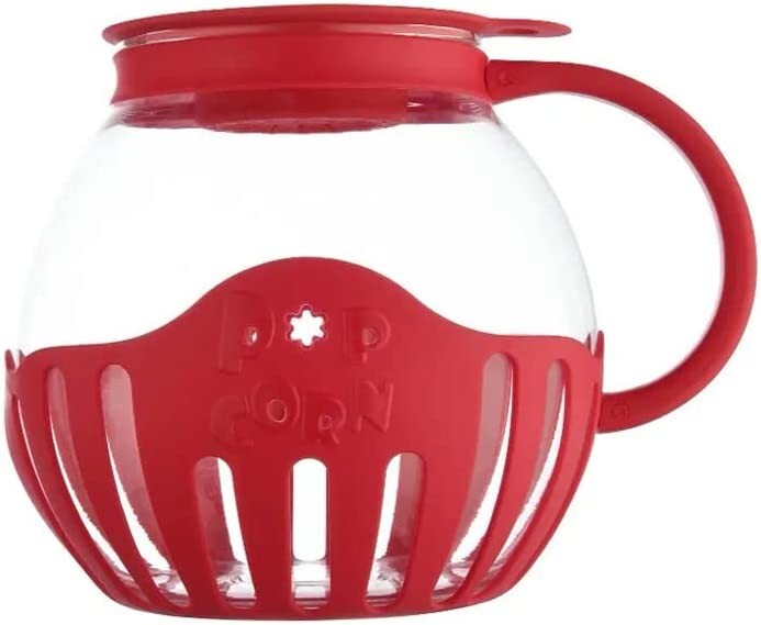Hot Air Microwave Popcorn Popper Made With BPA Free Food Grade Brocelite Glass