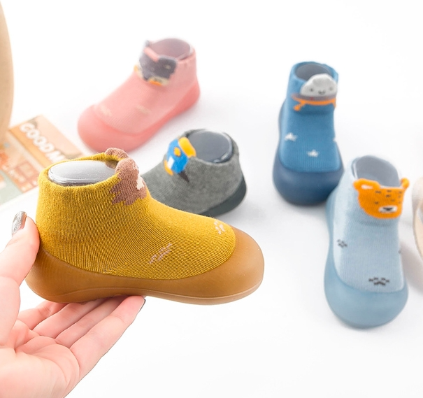 New Baby Toddler Sock Shoes Soft Silicone Sole Shoes Breathable Baby Shoes