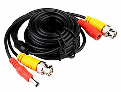 BNC Lead Video 10m Power Cable DC Security CCTV Camera DVR Recorder Wire