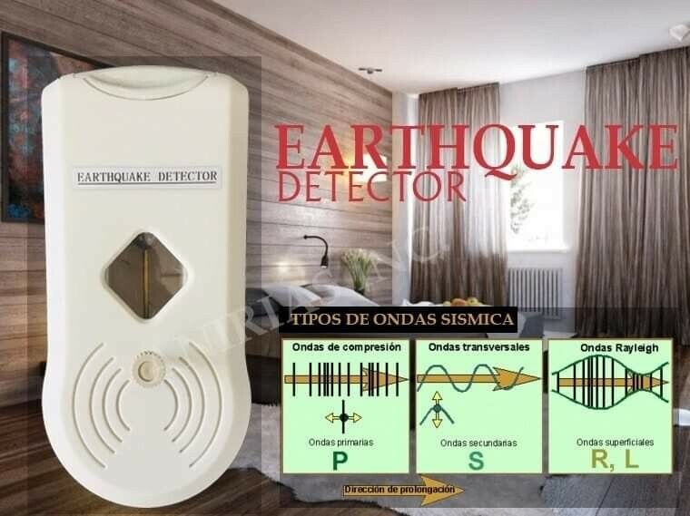 Earthquake detector, earthquake alarm