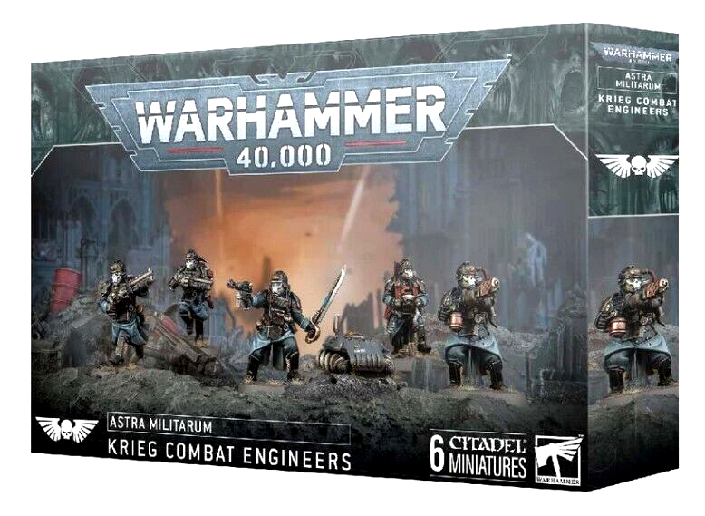 Krieg Combat Engineers NO BOX Astra Militarum Warhammer 40K