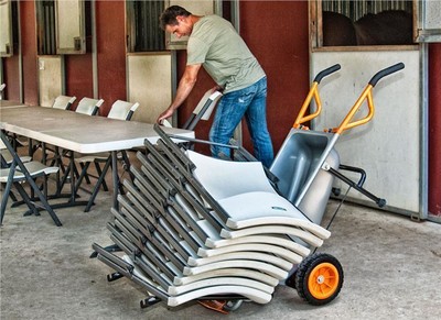 WORX WG050 Aerocart 8-in-1 2-Wheel Wheelbarrow/Garden Cart/Dolly (SU)