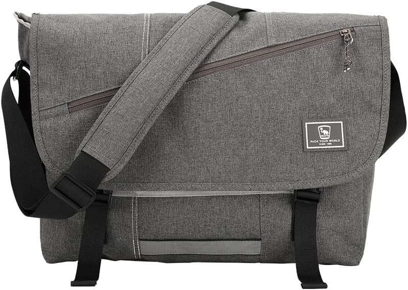 Messenger Bag for Women - Canvas 15.6 Inch Laptop Satchel Co