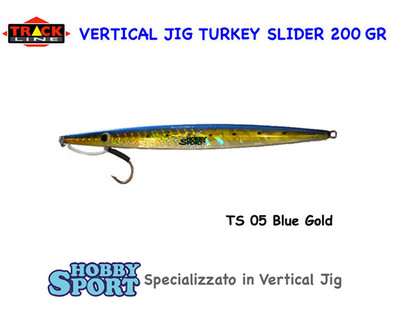 TURKEY SLIDER GR 200 TS05 BLUE GOLD TL - VERTICAL JIG