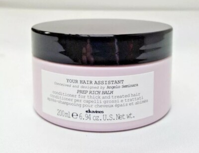  Davines Your Hair Assistant Prep Rich Balm Conditioner 200ml 6.94oz 