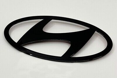front hood Black High Glossy H emblem for 2024 Hyundai Sonata