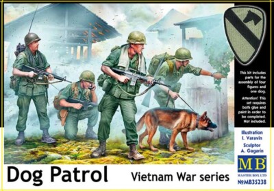 Master Box 35238 Dog Patrol. Vietnam War series Plastic model kit 1/35