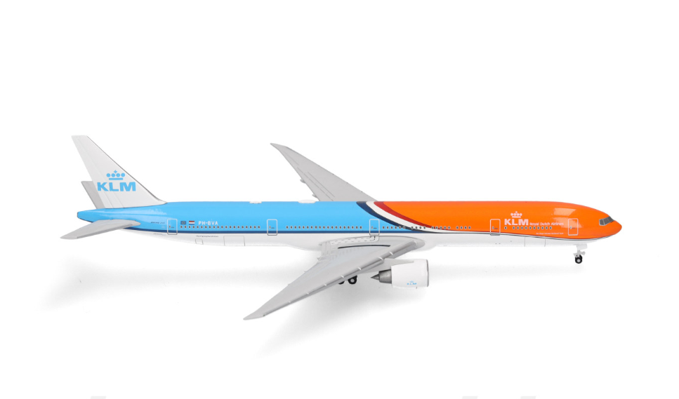 航空機・ヘリコプター KLM Boeing 777-306ER 1/500 Herpa 航空機