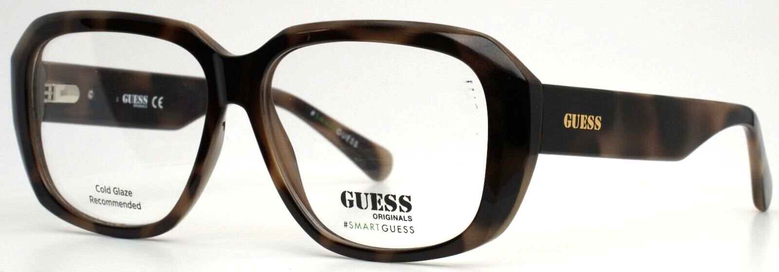 GUESS GU8240 053 Blonde Havana Womens Square Eyeglasses 58  display picture 2