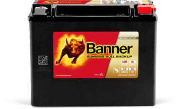 AUX18L Stützbatterie Banner Running Bull 51801 12V 20Ah 300A BackUp Start/Stopp