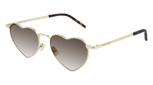 Pre-owned Saint Laurent Brand  Sunglasses Sl 301 Loulou 009 Brown Gold Unisex Authentic