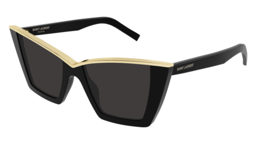 Pre-owned Saint Laurent Sunglasses Sl 570 001 Black Grey Woman In Gray