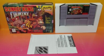 Donkey Kong Country w/ BOX / Inserts Authentic Super