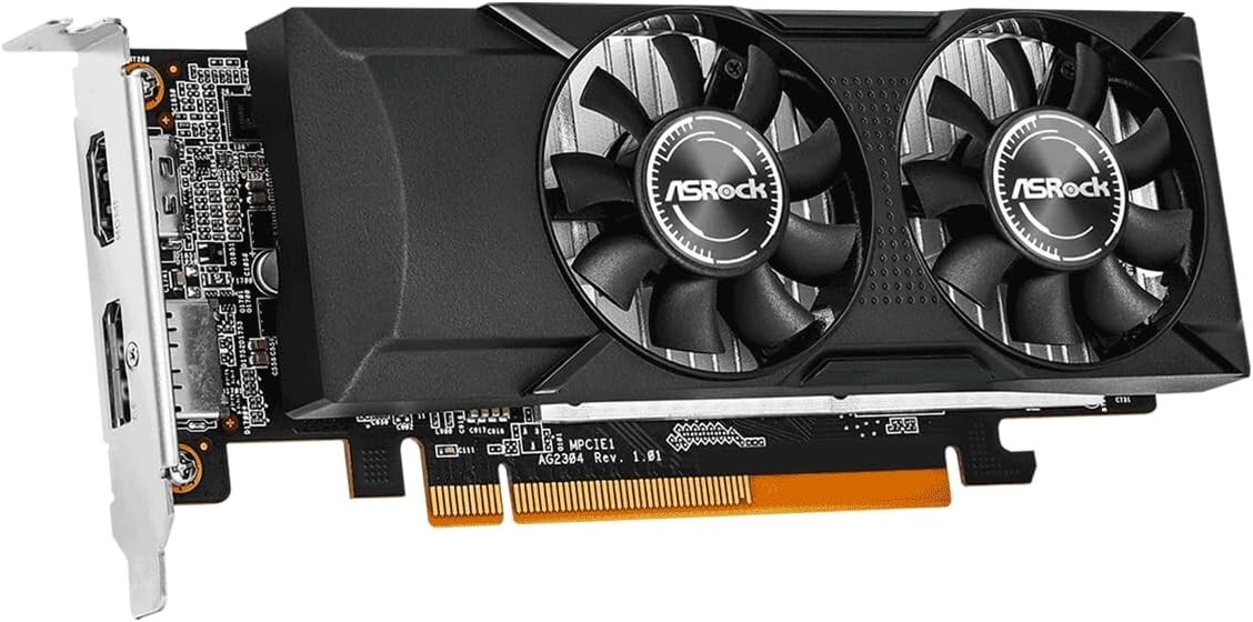 ASRock Radeon RX 550 LP 4G GDDR5 PCI Express 3.0 Low Profile