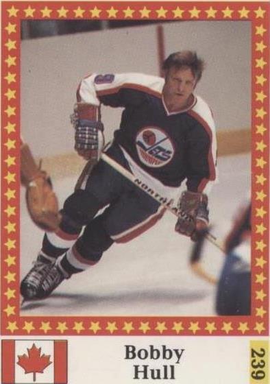 1991 Semic Hockey World Championship Stickers - Bobby Hull #239