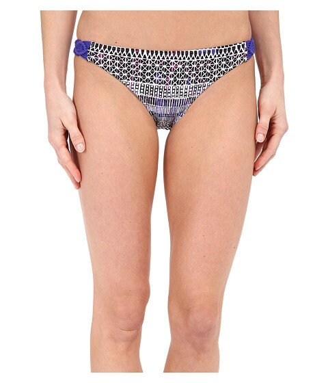 Prana Imara Womens Low Rise Comfy Fit Side Tabs Bikini Bottoms Swimwear Size M