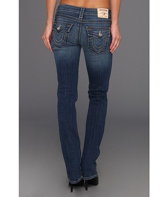 NEW $198 TRUE RELIGION Brand Jeans Women Billy Lowrise