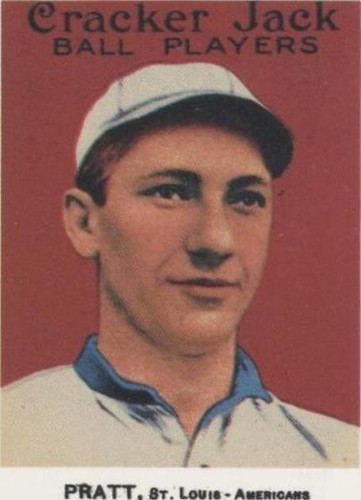 1983 Renata Galasso Cracker Jack Reprints - Del Pratt #93
