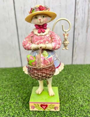 Jim Shore ~ Heartwood Creek ~  ''Kitty So Pretty'' Easter Cat  ~ #4020610 ~ NEW!