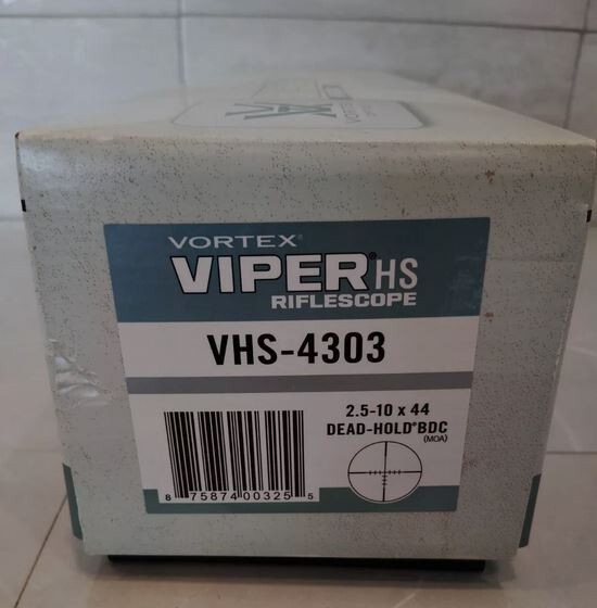 Vortex Viper HS 2.5-10x44mm Riflescope Dead-Hold BDC MOA Reticle 30mm VHS-4303