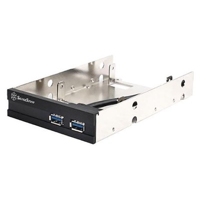 Silverstone SST-FP36B-E 2 x 2.5inch SSD/HDD 2 x USB3.0 I/O to 3.5inch Bay Drive