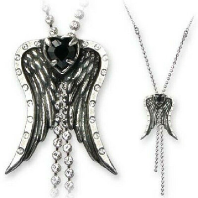 Angel Heart Pendant Pewter ALCHEMY GOTHIC