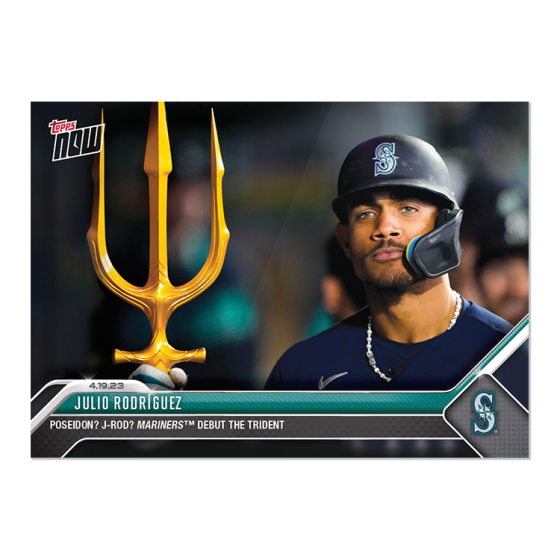 23 MLB Topps NOW 151 JULIO RODRIGUEZ JROD DEBUT TRIDENT
