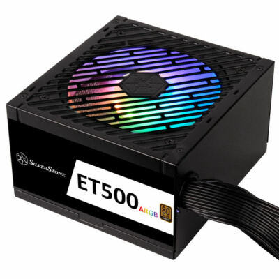 Silverstone SST-ET500-ARGB 500W 80 PLUS Bronze ARGB ATX Power Supply
