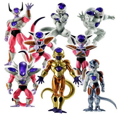Dragon Ball Z HG Series FREEZA Complete 8 Pieces Set Rare Limited Premium Bandai