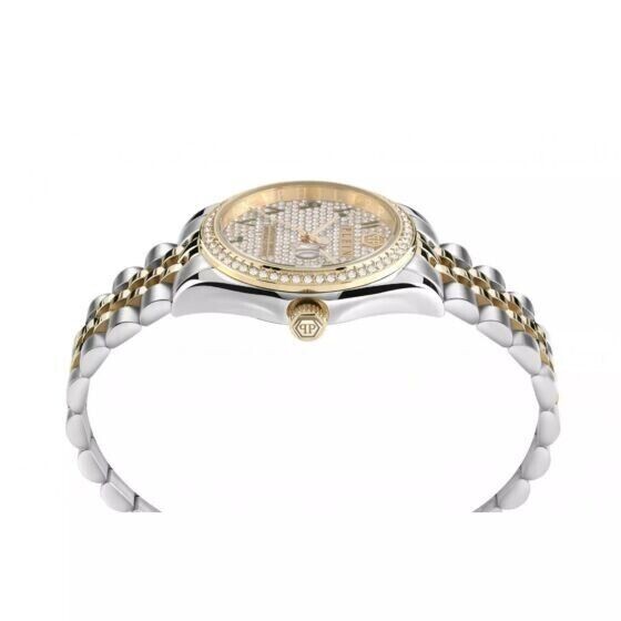 Pre-owned Philip Plein Philipp Plein Date Superlative Pwyaa0823 Women's Multicolor Analog Watch