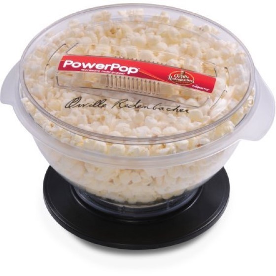 Power Pop Microwave Popcorn Popper 12cups Fresh Air Popped Quick As 2-1/2 Minute