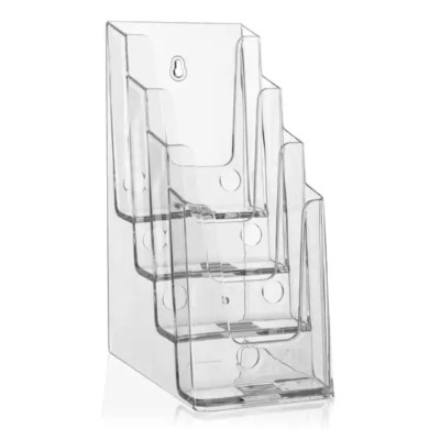 AC171 VITAdisplays® DIN Lang DL Support De Prospectus De Table Avec 4 Étagères