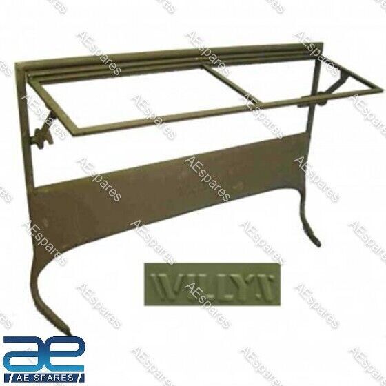 Windshield Frame Inner & Outer Steel Fits 46-49 Cj-2A With "Willys" Logo 