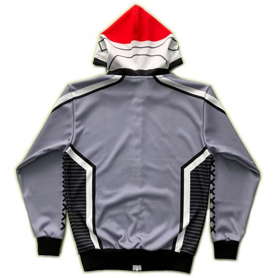 Pre-owned Ultraman Ultra Guard Special Combat Uniform Zip Hoodie Japan Limited In Gray