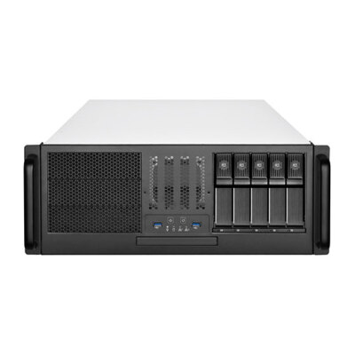 SilverStone RM41-H08 4U 5 x 3.5 Hot-swappable and 3 x 5.25'' server chassis