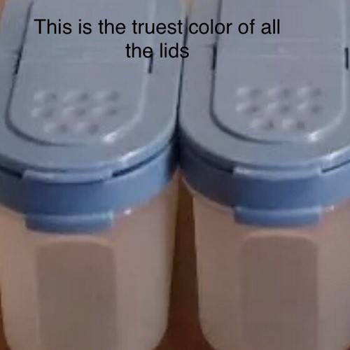 Tupperware Modular Mates Spice Blue Container Shaker Vintage