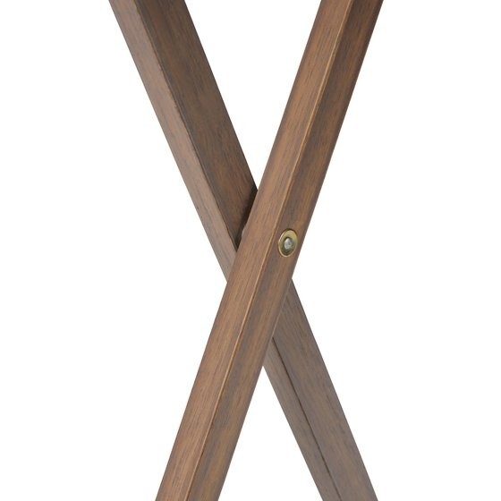 Set of 5 XL Oversized TV Trays Table Wood Home Folding Side Dinner Tray w/ Stand