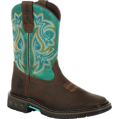 

Грузинские ботинки Carbo-Tec LT Big Kids Pull On Boot, Brown turquoise, GB00410Y