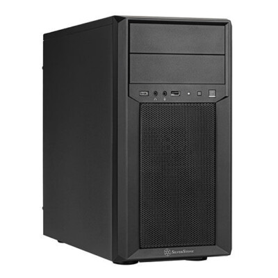 Silverstone FA313-B-C (USB-C) FARA 313 Micro-ATX Case (Black)
