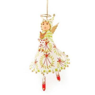 MacKenzie-Childs Patience Brewster Puppy Paradise Angel Ornament 08-41023 nib