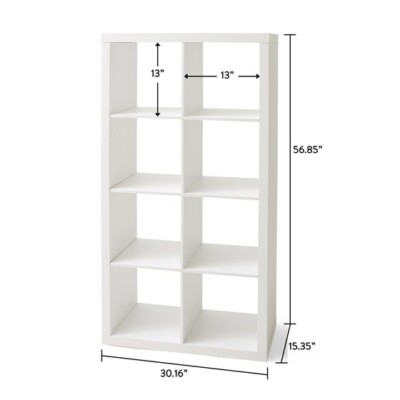 Better Homes & Gardens 8-Cube Storage Organizer White