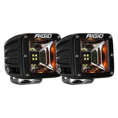 Rigid 68204 Radiance Scene Amber Backlight Surface Mount 3'' LED Light Pods PAIR